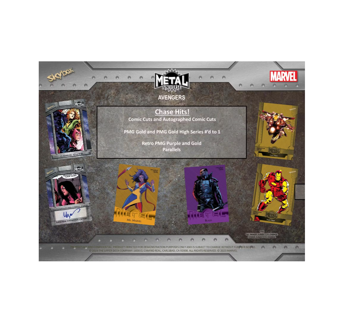 2024 Upper Deck Marvel Metal Universe Avengers Hobby Box