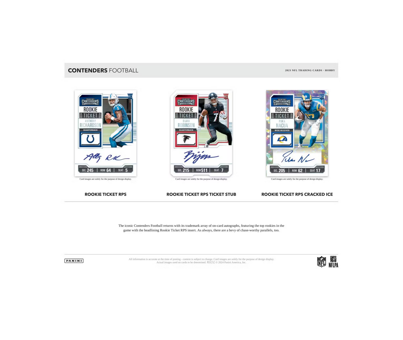 2023 Panini Contenders Football Hobby Box