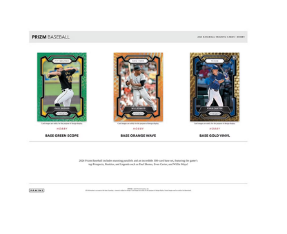 2024 Panini Prizm Baseball Hobby Box