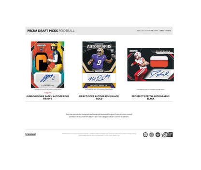 2024 Panini Prizm Draft Picks Collegiate Football Hobby Box