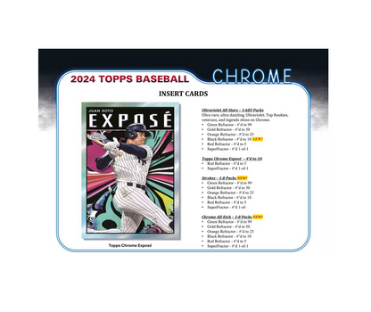 2024 Topps Chrome Baseball Hobby Box