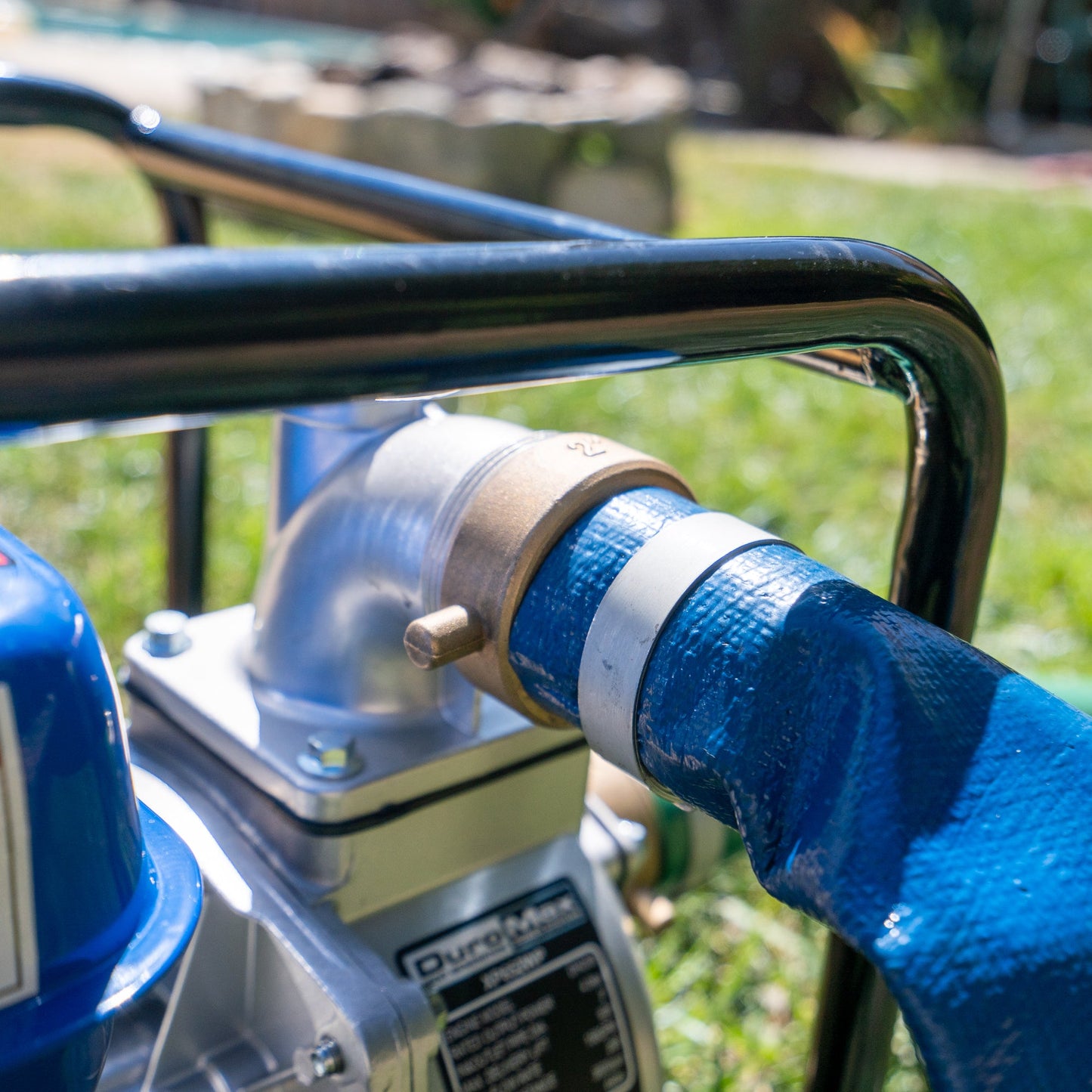 DuroMax XPH0325D 3" x 25' Discharge Evacuation Hose Water Pump - NPT Camlock