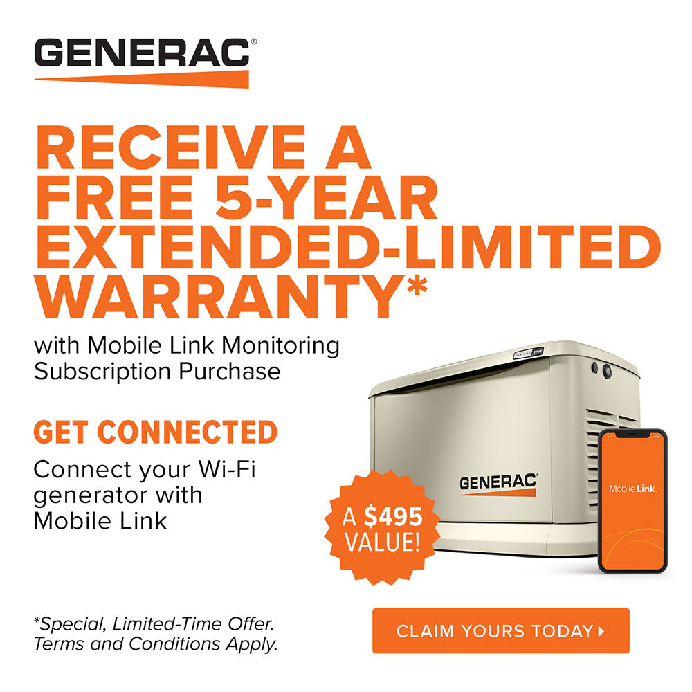 Generac 7225 14kW Guardian Home Backup Standby Generator w/ Free Mobile Link