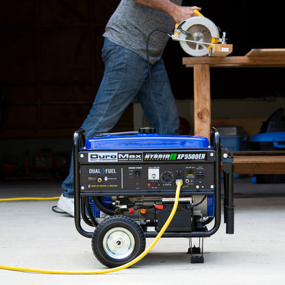 DuroMax XP5500EH 5,500 Watt Portable Dual Fuel Gas Propane Powered Generator