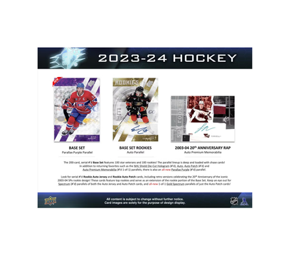 2023-24 Upper Deck SPx Hockey Hobby Box