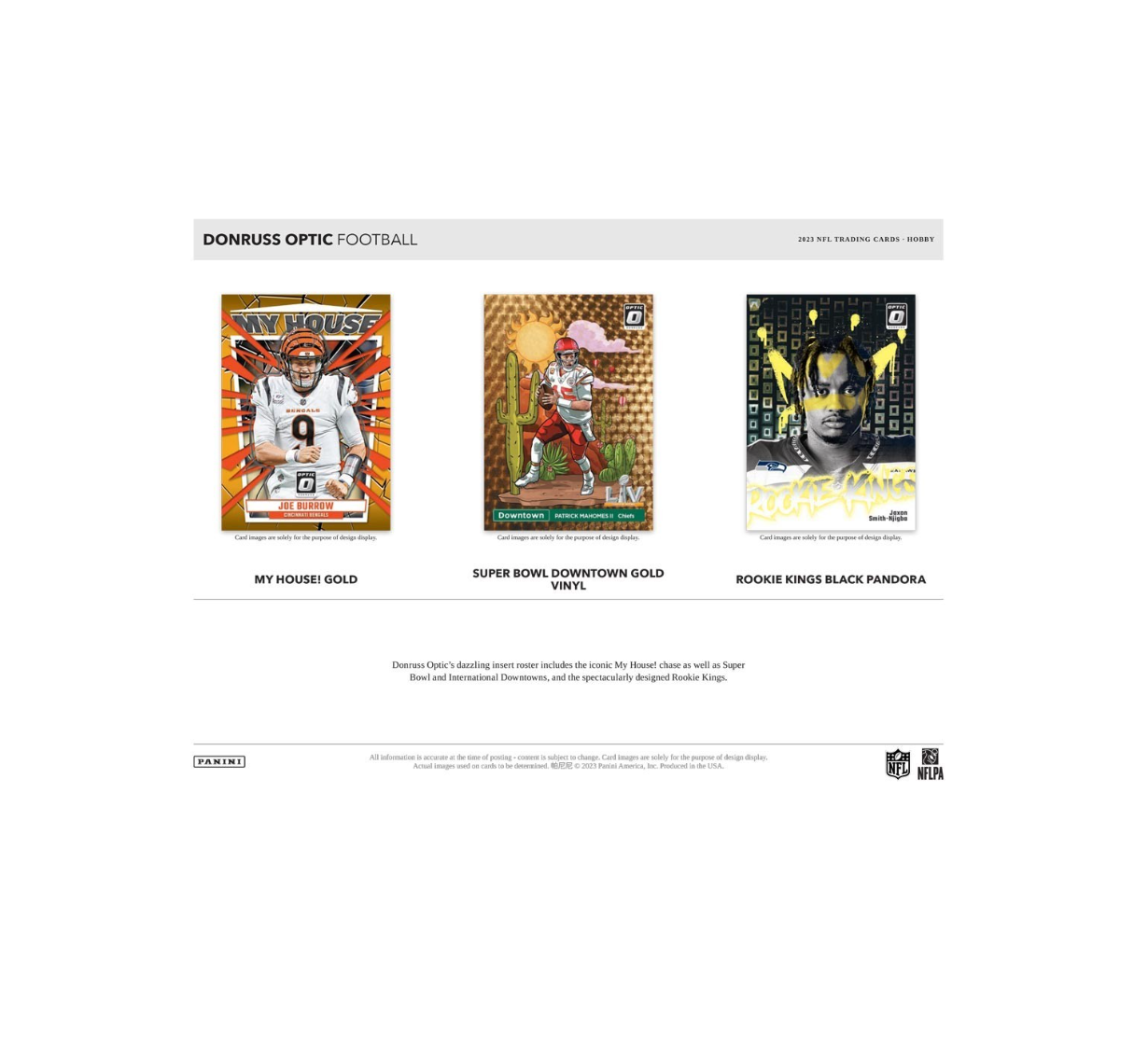 2023 Panini Donruss Optic Football Hobby Box