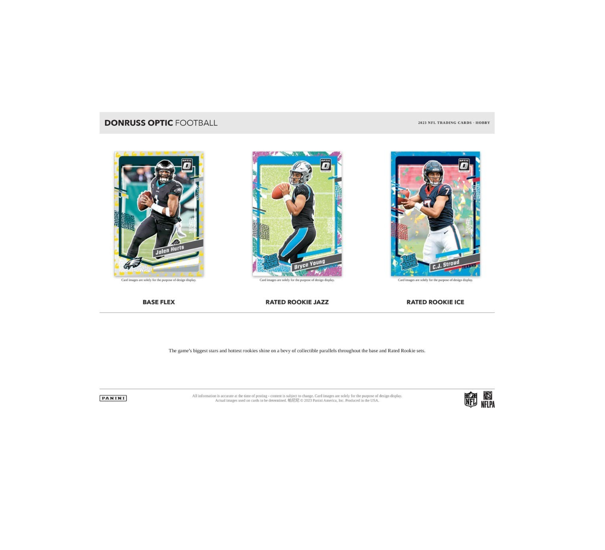 2023 Panini Donruss Optic Football Hobby 12-Box Case