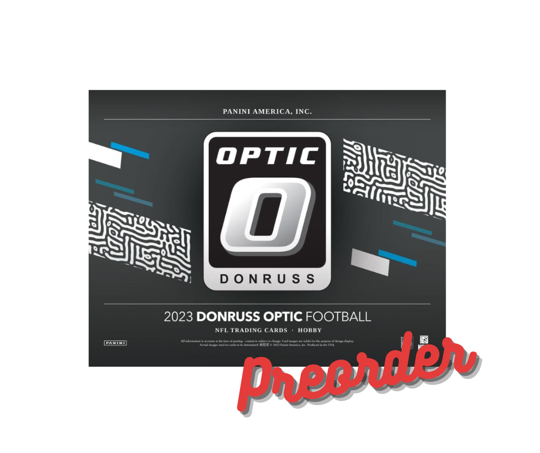 2023 Panini Donruss Optic Football Hobby 12-Box Case