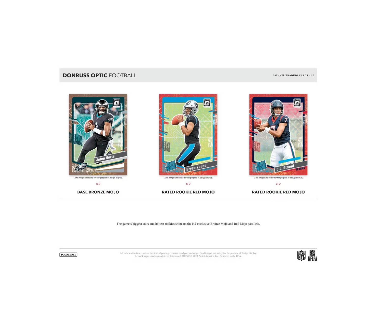 2023 Panini Donruss Optic Football H2 Box